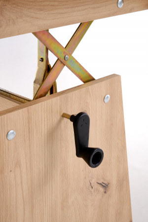 Стол трансформер раскладной HALMAR ERIKA дуб артизан 120-160 см