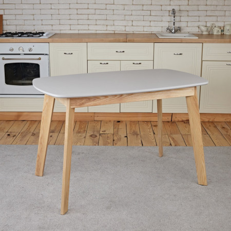 Кухонный комплект Ont- Винцензо 120 серый стол + 4 Стула Вито