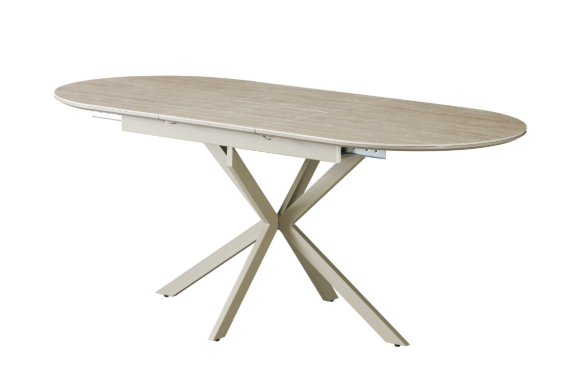 Стол обеденный модерн VTR- TML-1335  (римский травертин + капучино)   