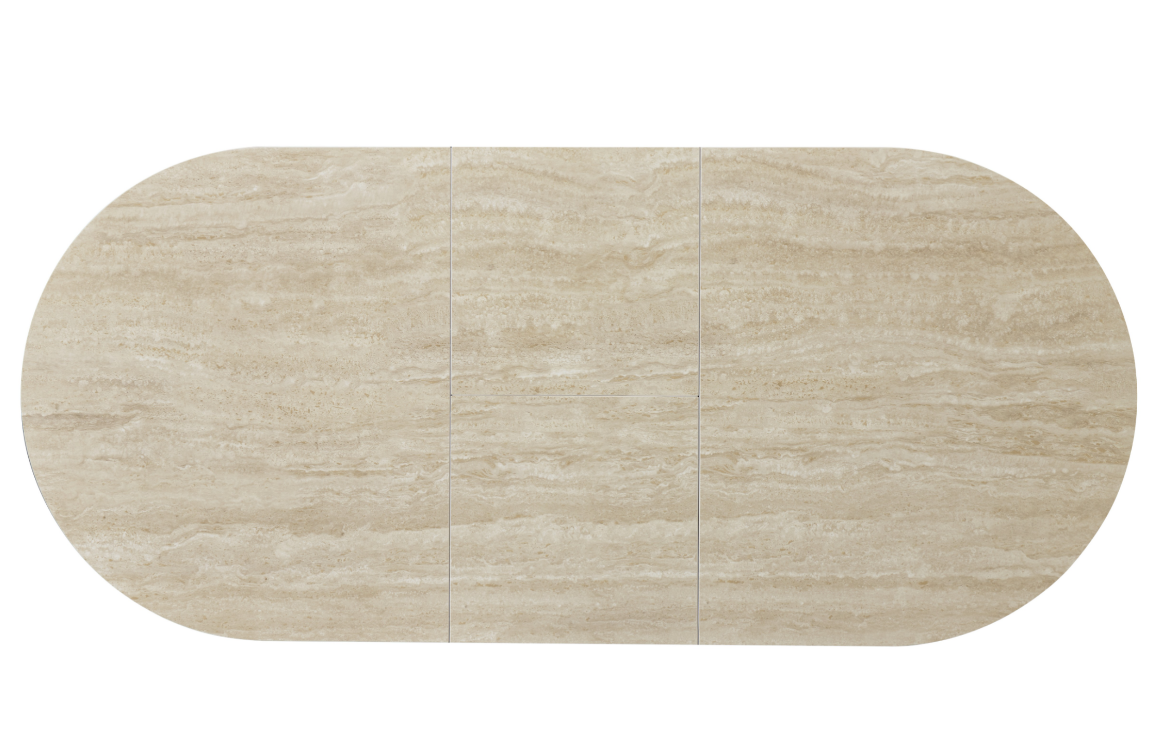 Стол обеденный модерн VTR- TML-1335  (римский травертин + капучино)   