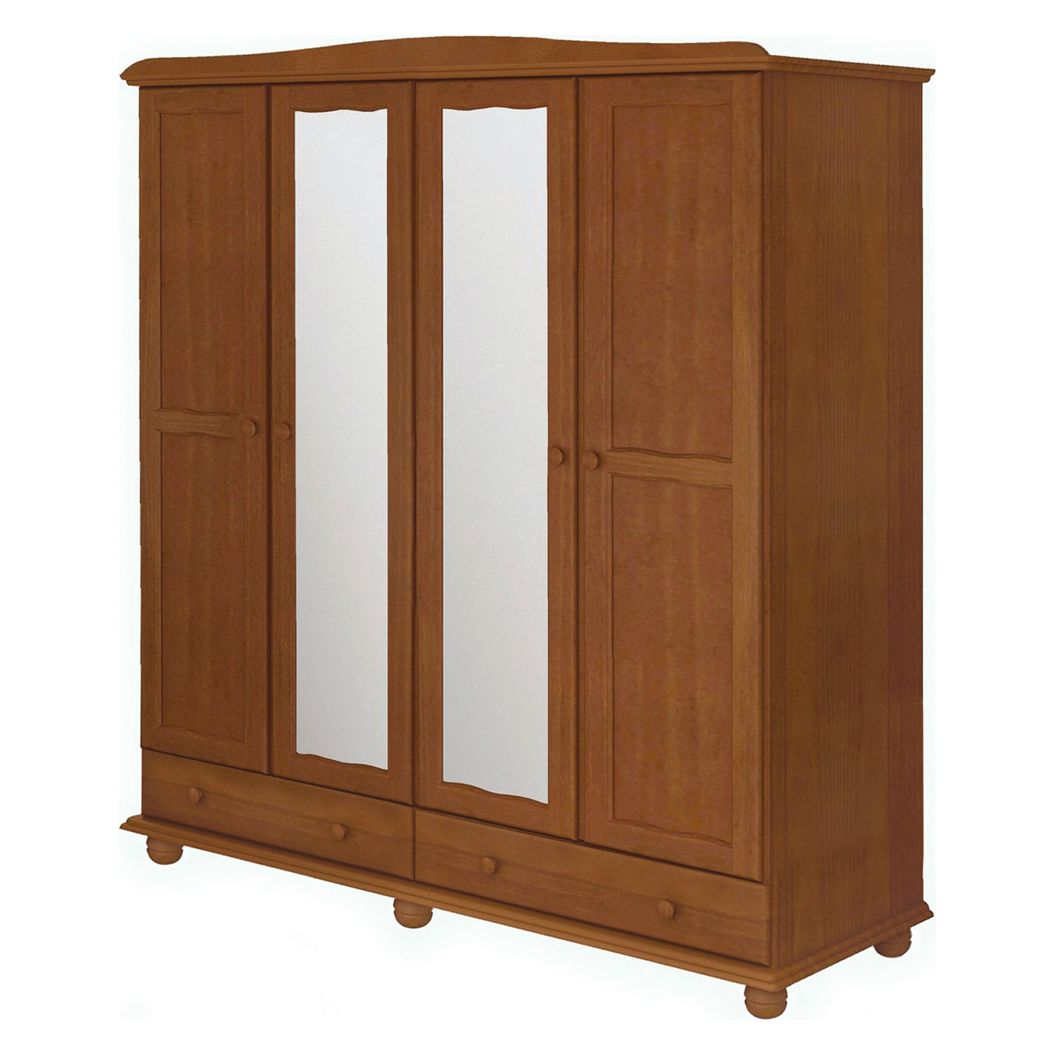 IDEA Шкаф 4-дверный КОПАКАБАНА коричневый