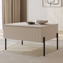 Стол кофейный Helvetia ORE 24KROG98 (кашемир/кашемир в рубчик)