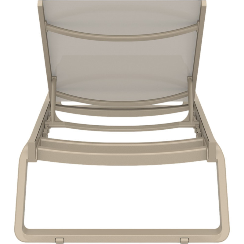 Шезлонг из полипропилена Siesta Tropic (бежевый)