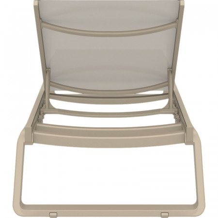 Шезлонг из полипропилена Siesta Tropic (бежевый)