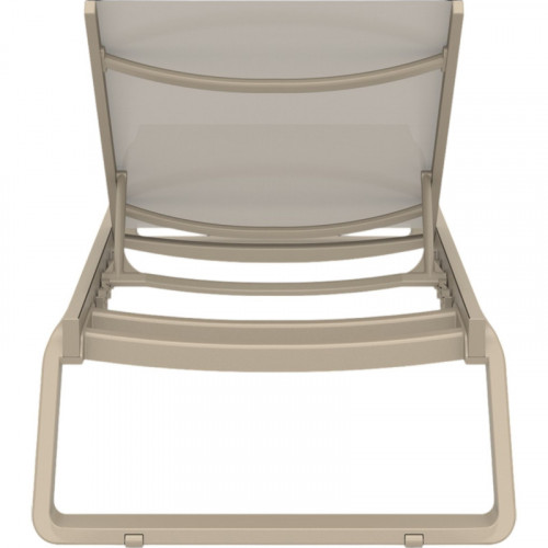 Шезлонг из полипропилена Siesta Tropic (бежевый)