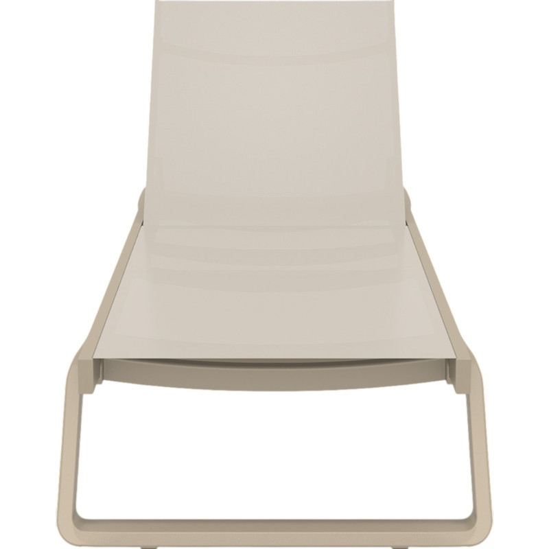 Шезлонг из полипропилена Siesta Tropic (бежевый)