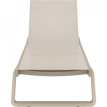 Шезлонг из полипропилена Siesta Tropic (бежевый)