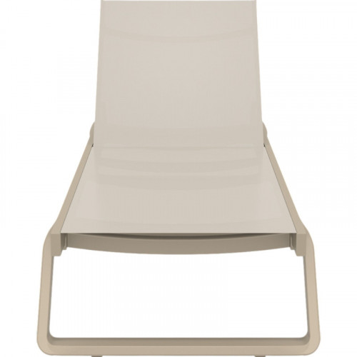 Шезлонг из полипропилена Siesta Tropic (бежевый)
