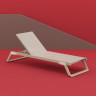 Шезлонг из полипропилена Siesta Tropic (бежевый)
