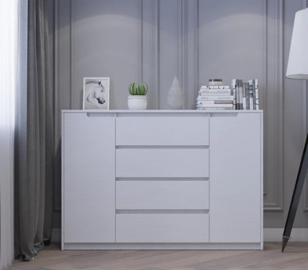 Большой комод EVR- Микс-3 белый