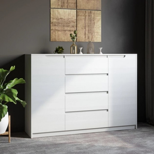 Большой комод EVR- Микс-3 белый