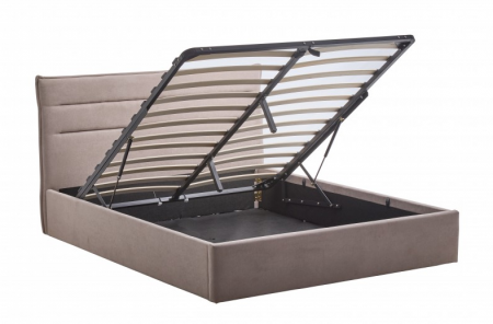 Кровать с подъемным механизмом BIO- Оливия (бежевый)