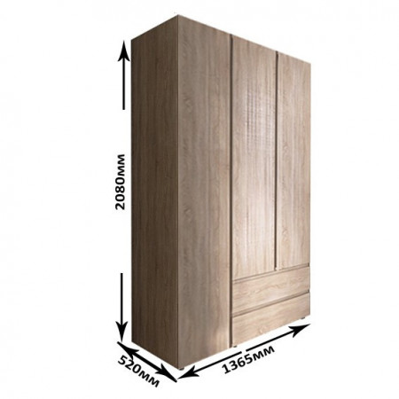 Спальня (модульная) EVR- Лайт-4 дуб Сонома