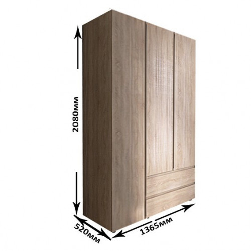 Спальня (модульная) EVR- Лайт-4 дуб Сонома