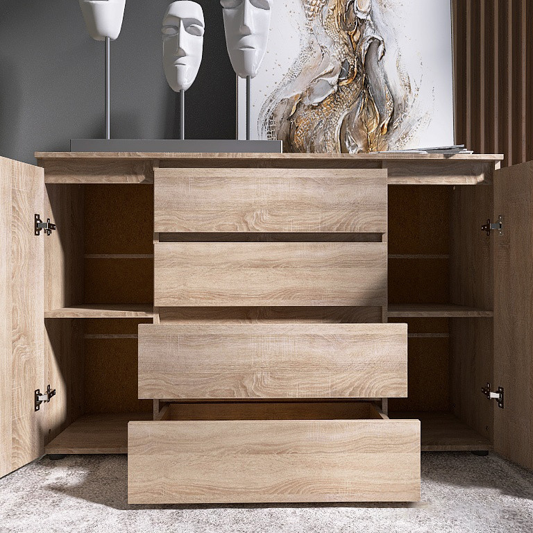 Спальня (модульная) EVR- Лайт-4 дуб Сонома