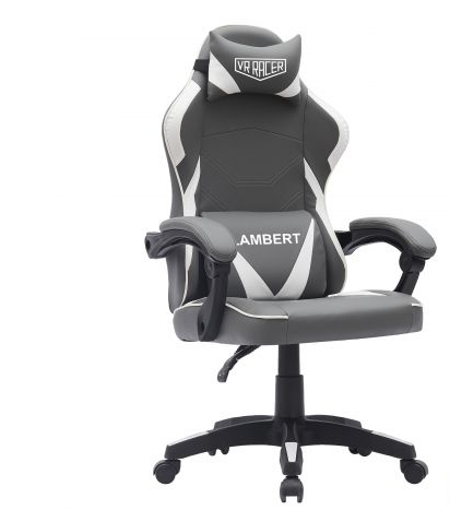 Офисный стул MFF- VR Racer Dexter Lambert серый/белый