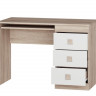 Стол письменный EVR- Соната дуб Сонома + белый