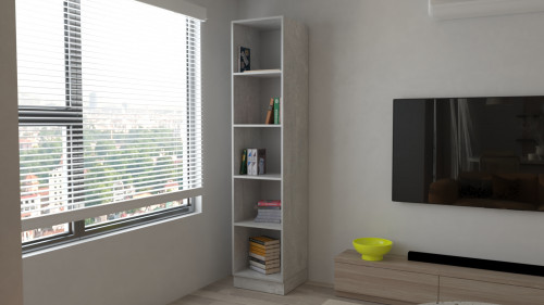 Шкаф-пенал открытый ViA- Сити С-1