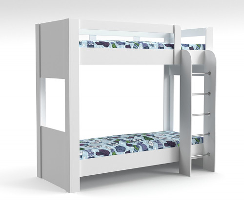 Кровать двухэтажная разборная с ламелями на деревянной основе KOD- Тандем 1