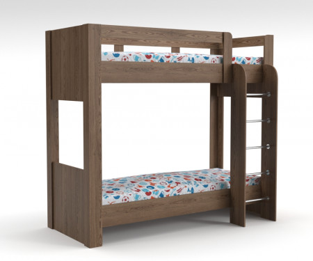 Кровать двухэтажная разборная с ламелями на деревянной основе KOD- Тандем 1