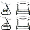 Качель с откидной спинкой и москитной сеткой GG- Камалия (арт 080)