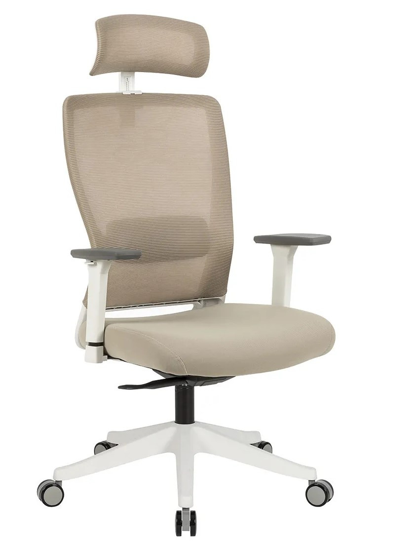 Крісло для оператора LUX- OPTI-ON BEIGE ергономічне