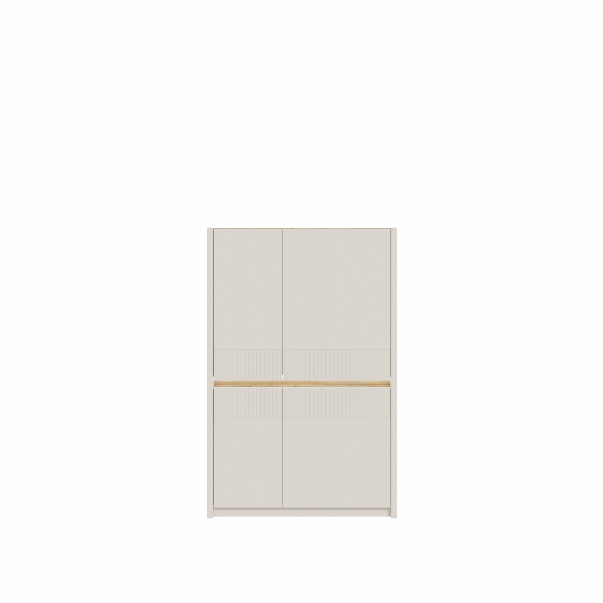 Шкаф с освещением Forte OAK SQUERE OSQK421B песочный