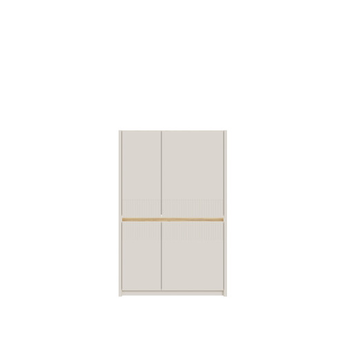 Шкаф с освещением Forte OAK SQUERE OSQK421B песочный