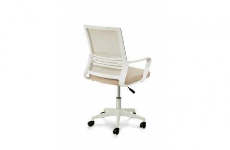 Стул компьютерный BIO- Веб (белый/бежевый) 