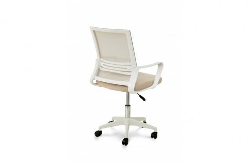 Стул компьютерный BIO- Веб (белый/бежевый) 