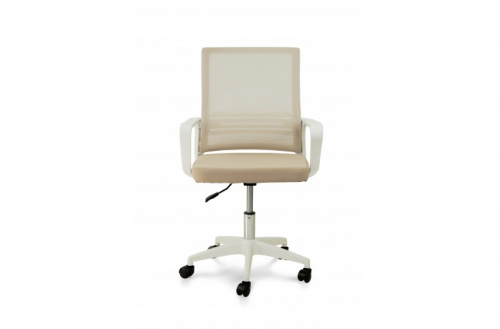 Стул компьютерный BIO- Веб (белый/бежевый) 