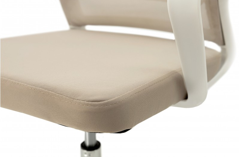 Стул компьютерный BIO- Веб (белый/бежевый) 