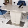 Комплект обеденный NL- ALABAMA керамика беж + кресла Galera (1+3)