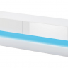 Тумба NTR- COSMO белый/белый глянец LED голубой