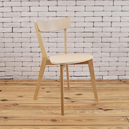 Кухонный комплект Ont- Винцензо 120 бежевый стол + 4 Стула Вито