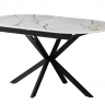 Стол обеденный модерн VTR- TML-1335  (калакатта голд + черный)    