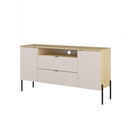 Комод на 2 двери и 2 ящика Helvetia ORE 24LKOG26 (дуб Линдберга/кашемир)