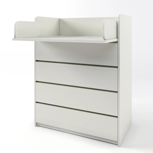 Комод пеленальный EVR- белый(нимфея альба)