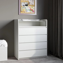 Комод пеленальный EVR- белый(нимфея альба)