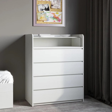 Комод пеленальный EVR- белый(нимфея альба)