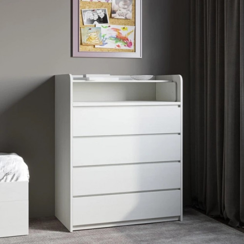 Комод пеленальный EVR- белый(нимфея альба)