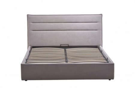 Кровать с подъемным механизмом BIO- Оливия (светло-серый) 