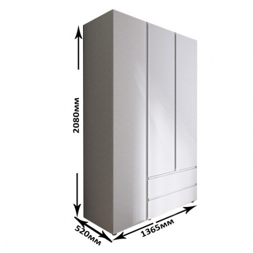 Спальня (модульная) EVR- Лайт-4 белый(нимфея альба)