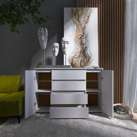 Спальня (модульная) EVR- Лайт-4 белый(нимфея альба)