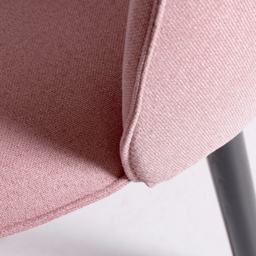 Стул обеденный LVK- Stitch comfort массив ясеня черный ткань (Spenser 22)