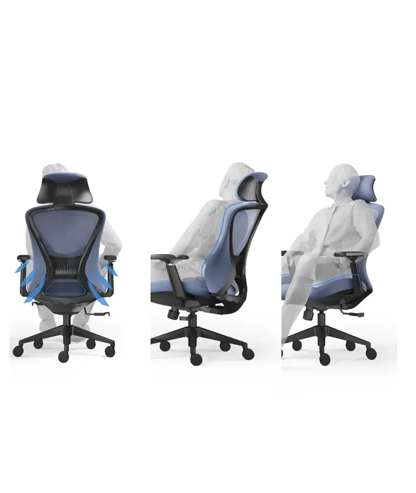 Крісло для оператора LUX- K2-GH-02 GREY ергономічне