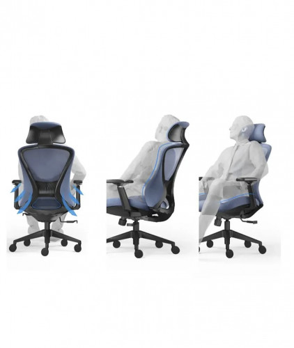 Крісло для оператора LUX- K2-GH-02 GREY ергономічне