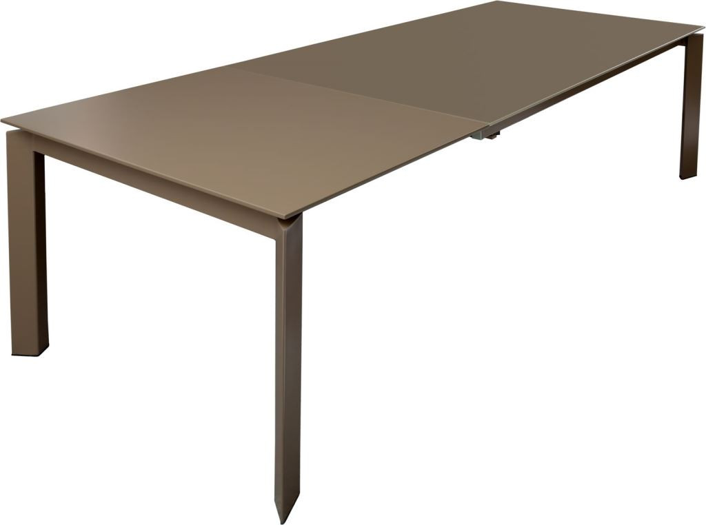 Стол обеденный CON- GLOSS MOKA GLASS 140-200 см
