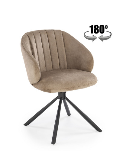 Стул обеденный Halmar K-533 (капучино, оливковый, пепельный)