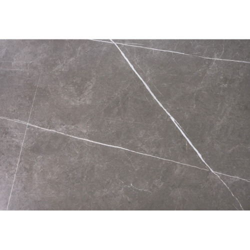 Стол керамический 102-142 см CON- BRIGHT (Брайт) GREY MARBLE